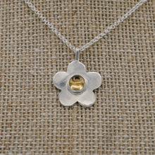 Load image into Gallery viewer, Golden Citrine Daisy Necklace